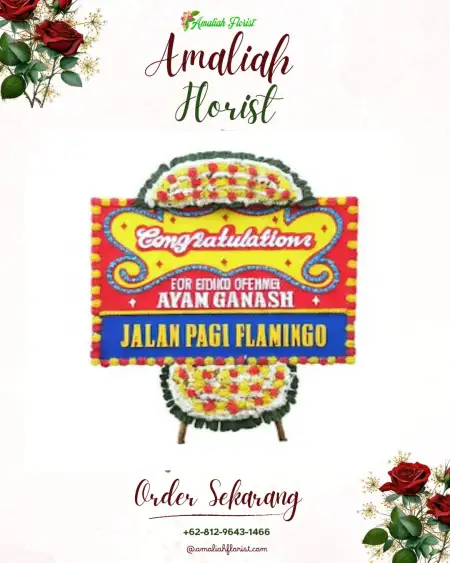 Sewa Papan Bunga Sangir Balai Janggo